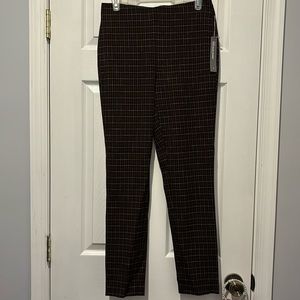 LOFT size 4, high waist skinny pants, black/purple